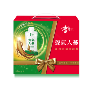【限量】李時珍養氣人蔘精華飲35mlx18入(無提袋)