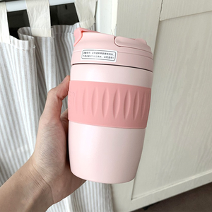 奶油小熊保溫隨身杯【多色可選】保冰杯 厚實杯底 保溫保冰 304不銹鋼保溫杯 小熊先生保溫杯 奶油小熊杯 隨行杯 吸管 手提