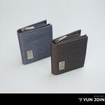 【YUN JOIN 】WOVEN 日系織面拉鍊短夾 零錢包後側設計 防潑水 七夕 情人節 禮物 短夾 卡夾, , large