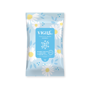 [幸一生醫] VIGILL婦潔 私密潔舒巾-微涼 12抽(1入)