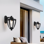 【卡米達】E27戶外庭園壁燈(CA1030WDBK), , large