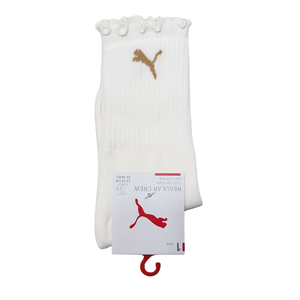 [秉宸] PUMA Fashion 木耳邊跳豹半統襪（3入） BB1452