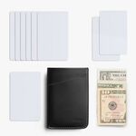 Bellroy 超薄皮夾 卡夾 優質皮革-黑, , large