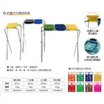 現貨-鋼管回收架（單分類）SP-01 折疊式分類回收架 顏色隨機 垃圾桶 回收桶 清潔箱 折疊垃圾架 摺疊回收架, , large