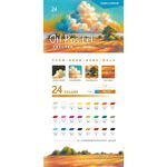 雄獅  HDOP重彩油畫棒 24 色, , large
