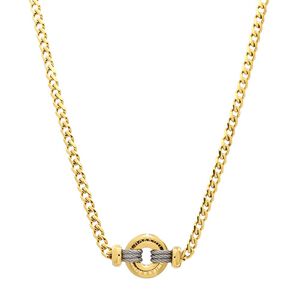CHARRIOL 夏利豪 Infinity Zen Necklaces - New 鋼索項鍊 08-104-1232-5