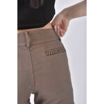 (L) ef de棉質高腰棕色短褲二手衣, , large