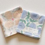 日本設計/印度製造 admi 全棉 方形 45x45 cm 手帕 手巾 (Honey 04), , large