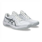 Asics Court Hunter Ff 女 羽球鞋 支撐 抗扭 瞬移 白 銀 [1072A112-102], , large
