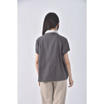 (XL) oys排扣灰色短袖上衣二手衣, , large