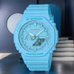 CASIO 卡西歐 G-SHOCK 單色美學 八角 雙顯手錶 GA-2100-2A2, , large