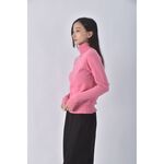 (S) hlw高領粉色長袖上衣二手衣, , large