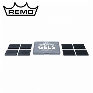REMO Crown Control Gels CC-1000-00 弱音膠 (8片裝)【敦煌樂器】