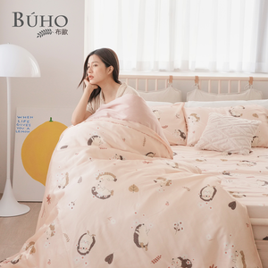 BUHO《花林約定》台製300織100%TENCEL純天絲™床包兩用被四件組-雙人