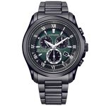 CITIZEN 星辰 亞洲限定 聖誕節推薦款光動能萬年曆手錶-墨綠 BL5547-89X, , large
