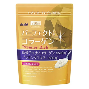 【ASAHI 朝日】神經醯胺膠原蛋白+玻尿酸Q10粉 黃金尊爵228g/包