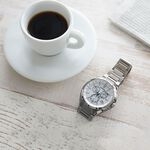CITIZEN 星辰 光動能萬年曆電波計時手錶 CB5040-80A, , large