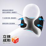 [威力車坊]【Relass】星熠皮革舒壓頸枕-紅線, , large