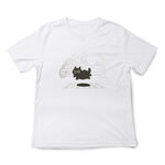 JZ TEE 黑貓-新的旅程 印花短袖T恤, , large