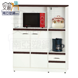 【文創集】寶莉 環保3.6尺南亞塑鋼單抽二門中餐櫃/收納櫃(客約商品),  【文創集】寶莉 環保3.6尺南亞塑鋼單抽二門中餐櫃/收納櫃(客約商品)