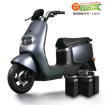 【向銓】Rolling Start雙電版-微型電動二輪車 PEG-080 /吉立 M01(吉立電動車+鋰電池X2顆) (消光灰), , large