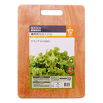 Rubberwood cutting board 26cm, , large
