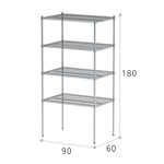 【Y HOUSE】90x60x180cm Heavy-duty four-layer iron rack Heavy-duty rack Heavy-duty iron rack, , large