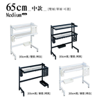 [Y HOUSE] Kitchen Sink Rack - 65cm Dish Rack Drain Rack Dish Rack Drain Basket Kitchen Storage Rack - Double Layer Black, , large