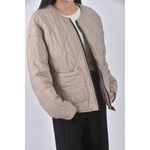 (XL) net印紋棕色外套二手衣, , large