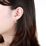 【Angel & Me】穩定 船錨 Anchor s925 純銀 耳環 (可改夾式) 生日 情人節 禮物, , large
