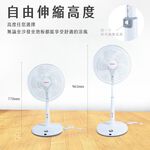 AIWA 愛華 14吋DC微電腦遙控立扇 DF-M1421E, , large