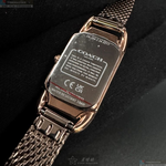 [星晴錶業]COACH手錶,18mm, 28mm,CH00208銀白錶面玫瑰金錶殼玫瑰金色精鋼錶帶款, , large