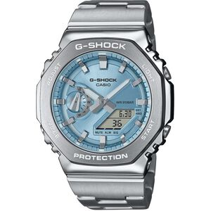 CASIO 卡西歐 G-SHOCK 金屬光系列八角雙顯電子錶手錶 GM-2110D-2A