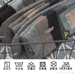 比得兔精鏽兔羊毛男襪-寬條紋-SK4611-6雙, , large