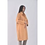 (S) 安妮陳羊毛長版黃色外套二手衣, , large