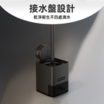 【上手家居】太空鋁吸盤馬桶刷架 灰色(廁所刷/壁掛馬桶刷/馬桶刷/壁掛馬桶刷), , large