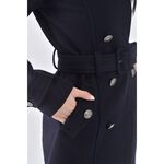 (S) knights bridge質感大衣藍色外套二手衣, , large