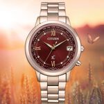 CITIZEN星辰 XC Hebe田馥甄廣告款 鈦 光動能電波女錶 CB1136-50W, , large