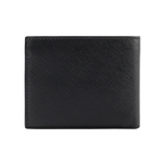 Montblanc 萬寶龍 匠心系列防刮牛皮對開6卡短夾/黑色, , large