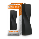 DanceLight 11W Alice Wall Lamp Wall Lamp Outdoor Lighting with Waterproof Driver Dark Gray OD-2350, , large