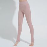 YOGA FLOW Chakra Pants - 脈輪柔彈緊身長褲 - 玫瑰石英粉 Rose Quartz, , large