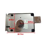 四段鎖 白鐵四段鎖 OK-666 四段式門鎖 四段門鎖 鐵門 鋁門 鐵鋁門 門距60mm 門厚30~50mm, , large