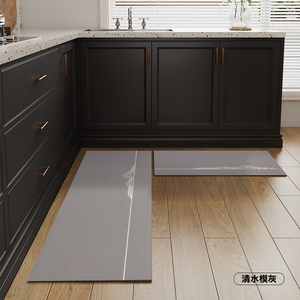 Buy big and get small new technology instant water-absorbent and oil-proof leather soft floor mat