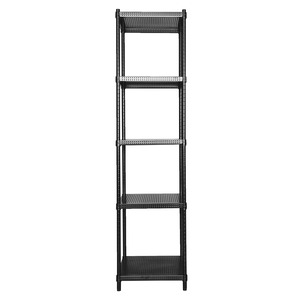 【Y HOUSE】45x45x180cm perforated plate five-layer rack perforated plate rack iron rack - black paint