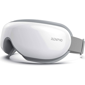 RENPHO Air Pressure Heated Eye Massager (Model RF-EM001W, White)