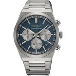 SEIKO 精工 CS 橫條紋金屬光澤計時手錶-40mm SSB453P1/8T63-02F0B, , large