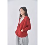 (L) la pensee質感羊毛純羊毛紅色外套二手衣, , large