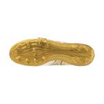 [秉宸] MIZUNO α SELECT Jr. 一般楦 兒童足球釘鞋 草地 白x金 P1GB246550 23FWO, , large