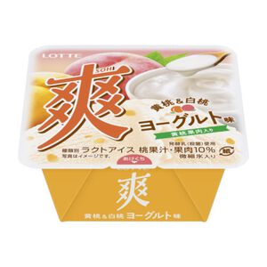 Lotte爽冰-蜜桃優格風味