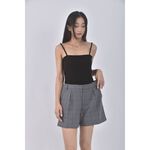 (2XL) index高腰格紋灰色短褲二手衣, , large
